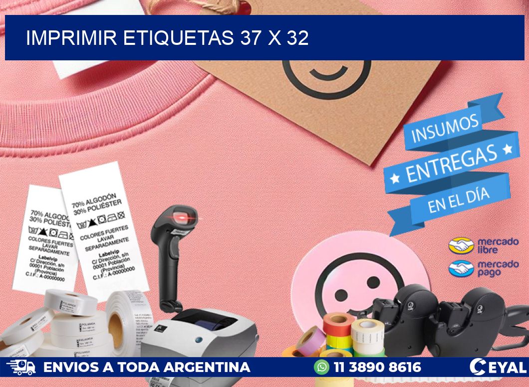 IMPRIMIR ETIQUETAS 37 x 32