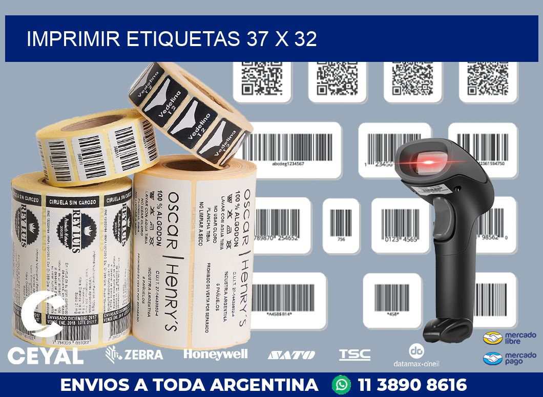 IMPRIMIR ETIQUETAS 37 x 32