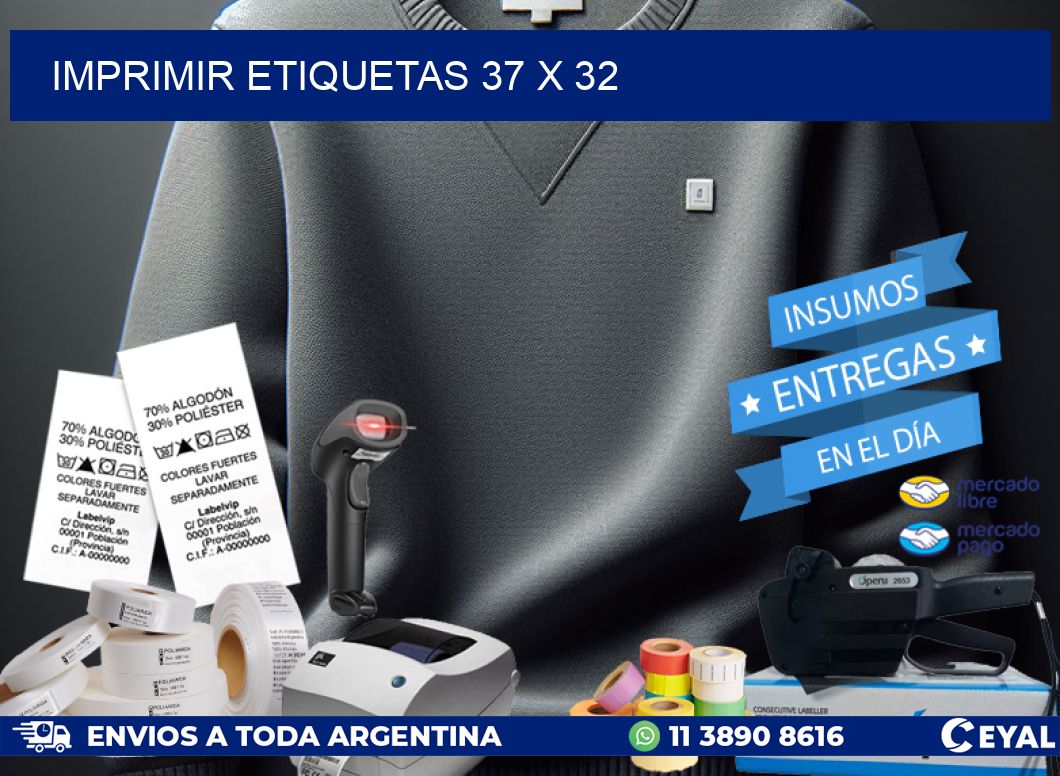 IMPRIMIR ETIQUETAS 37 x 32