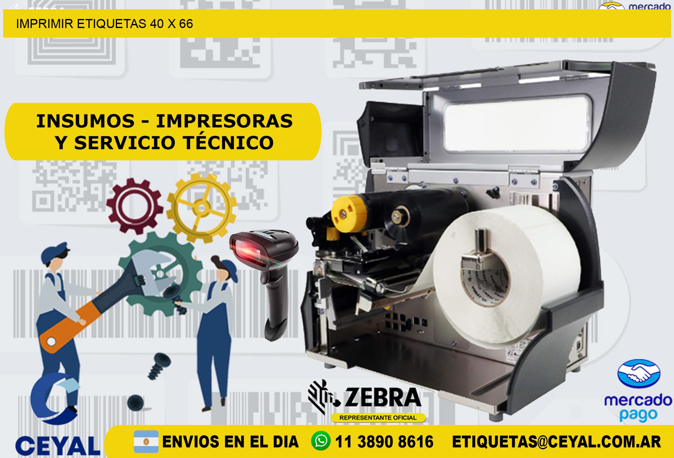 IMPRIMIR ETIQUETAS 40 x 66