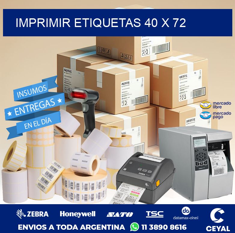 IMPRIMIR ETIQUETAS 40 x 72