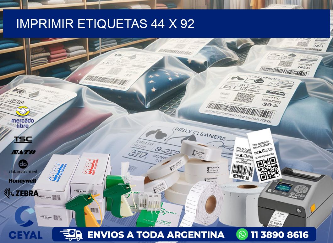 IMPRIMIR ETIQUETAS 44 x 92