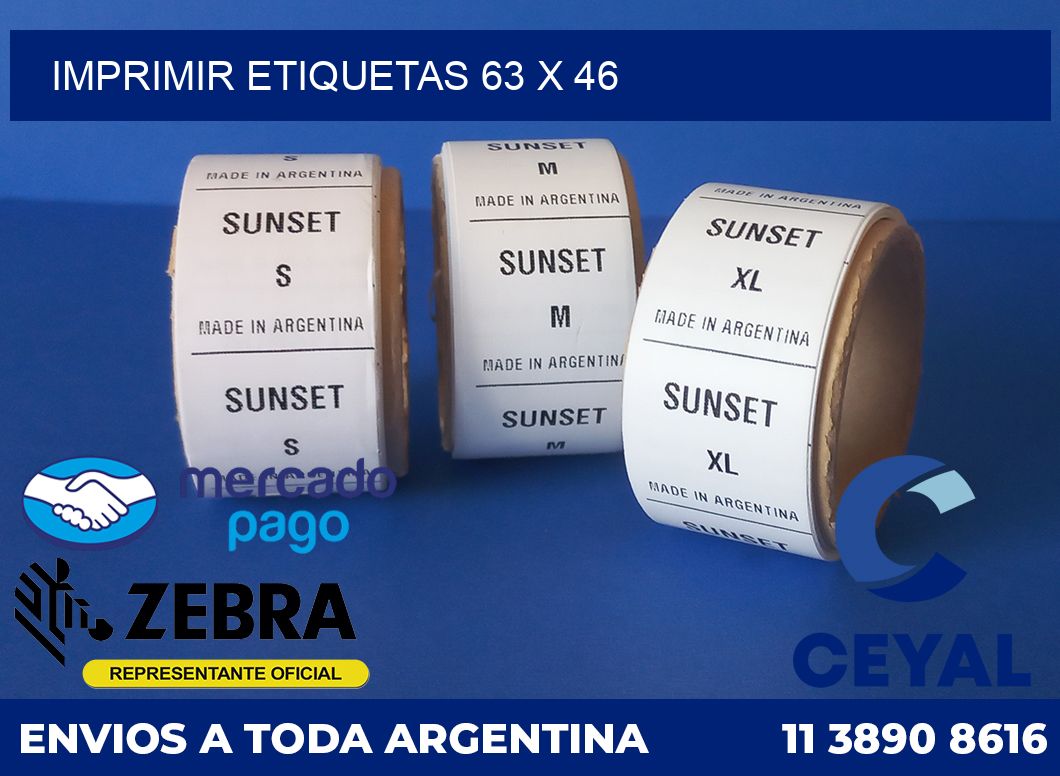 IMPRIMIR ETIQUETAS 63 x 46