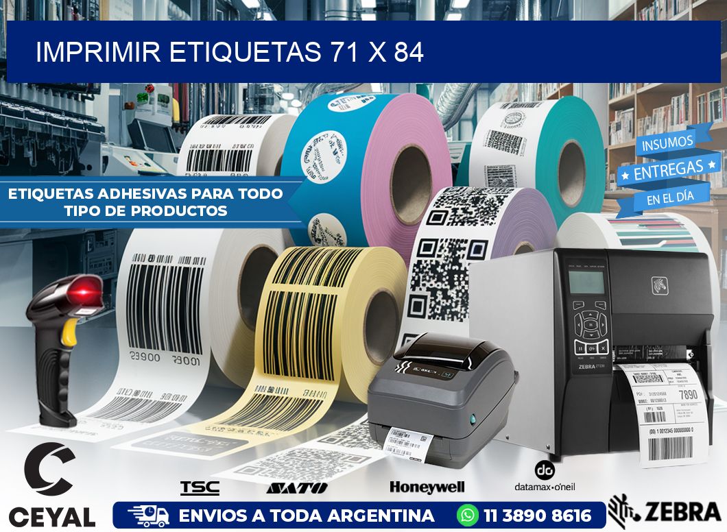 IMPRIMIR ETIQUETAS 71 x 84