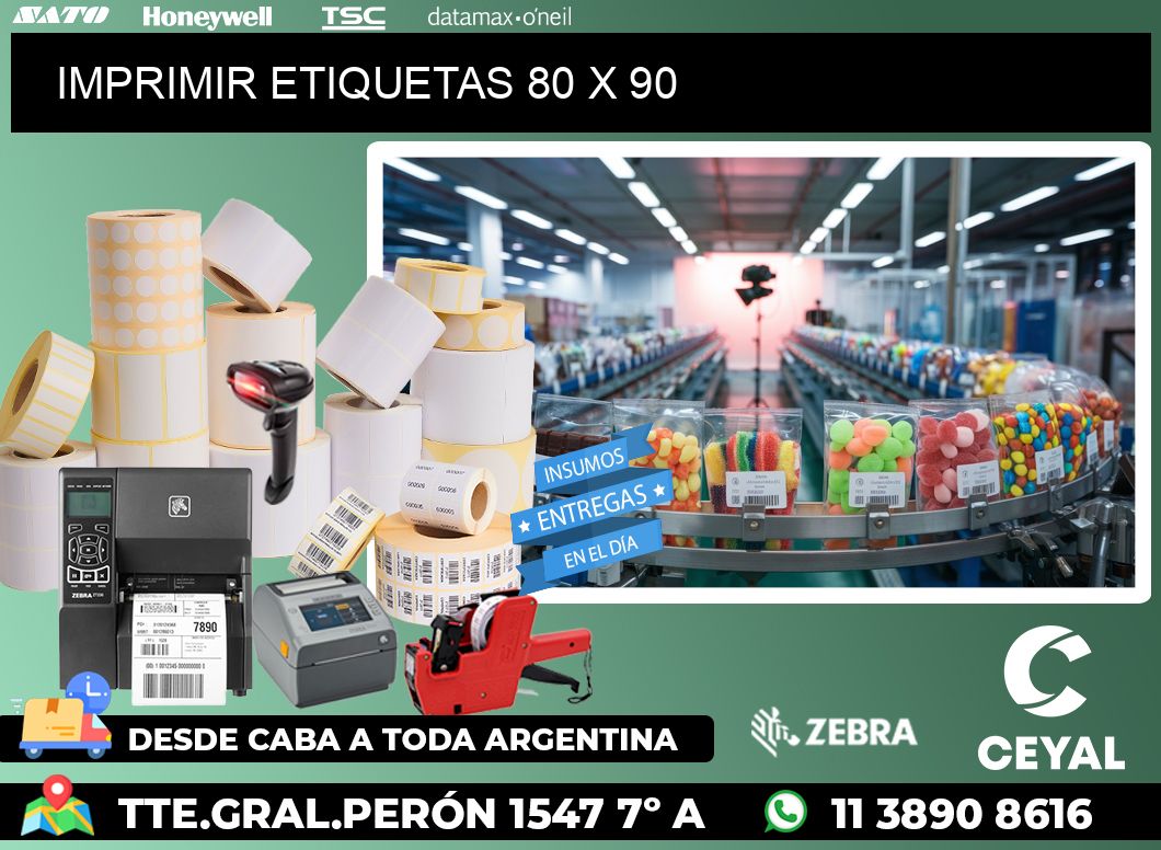 IMPRIMIR ETIQUETAS 80 x 90