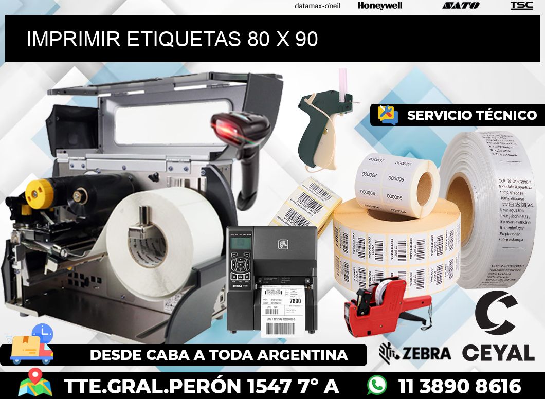 IMPRIMIR ETIQUETAS 80 x 90