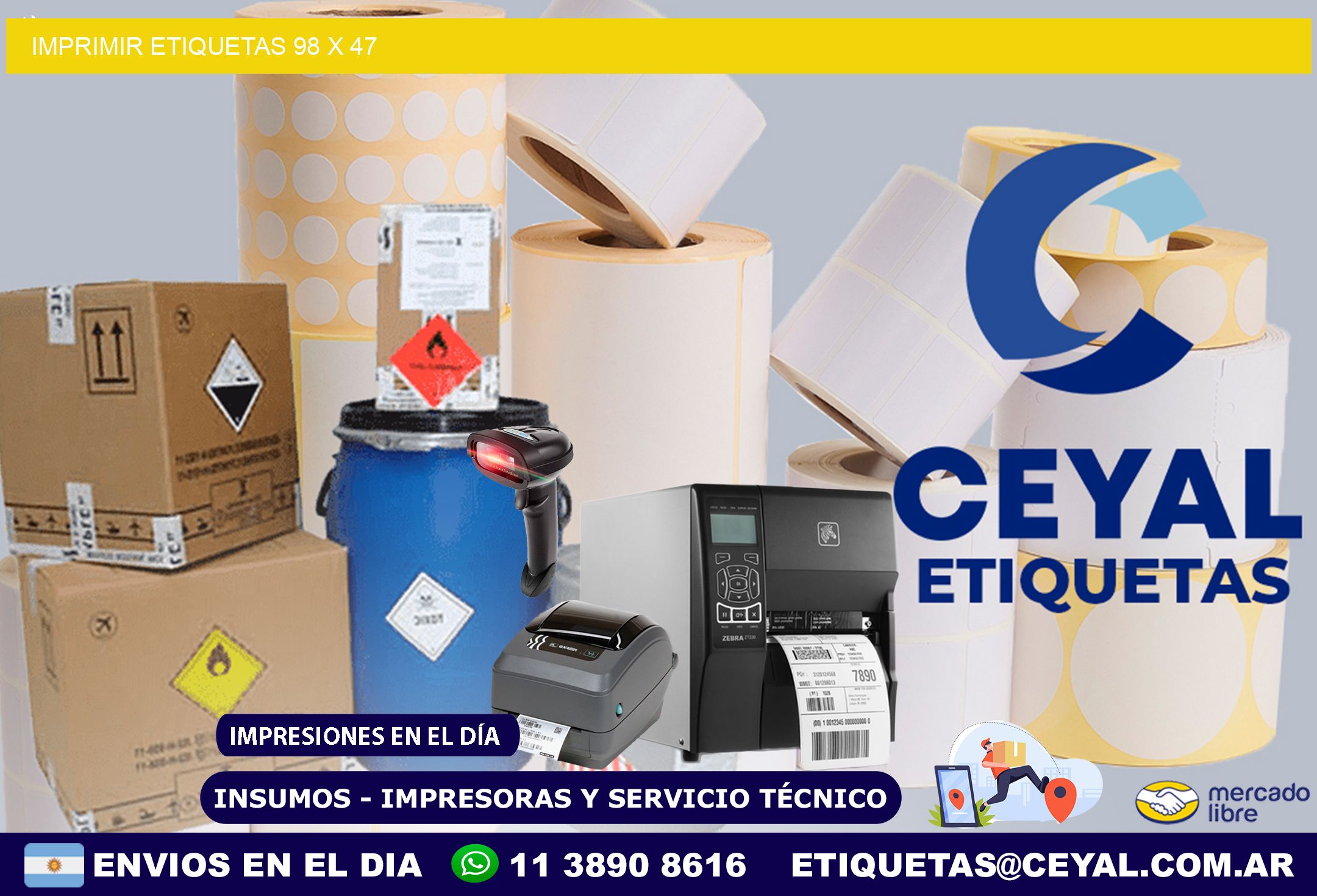 IMPRIMIR ETIQUETAS 98 x 47