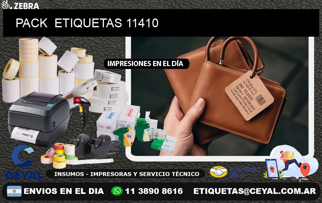PACK  ETIQUETAS 11410