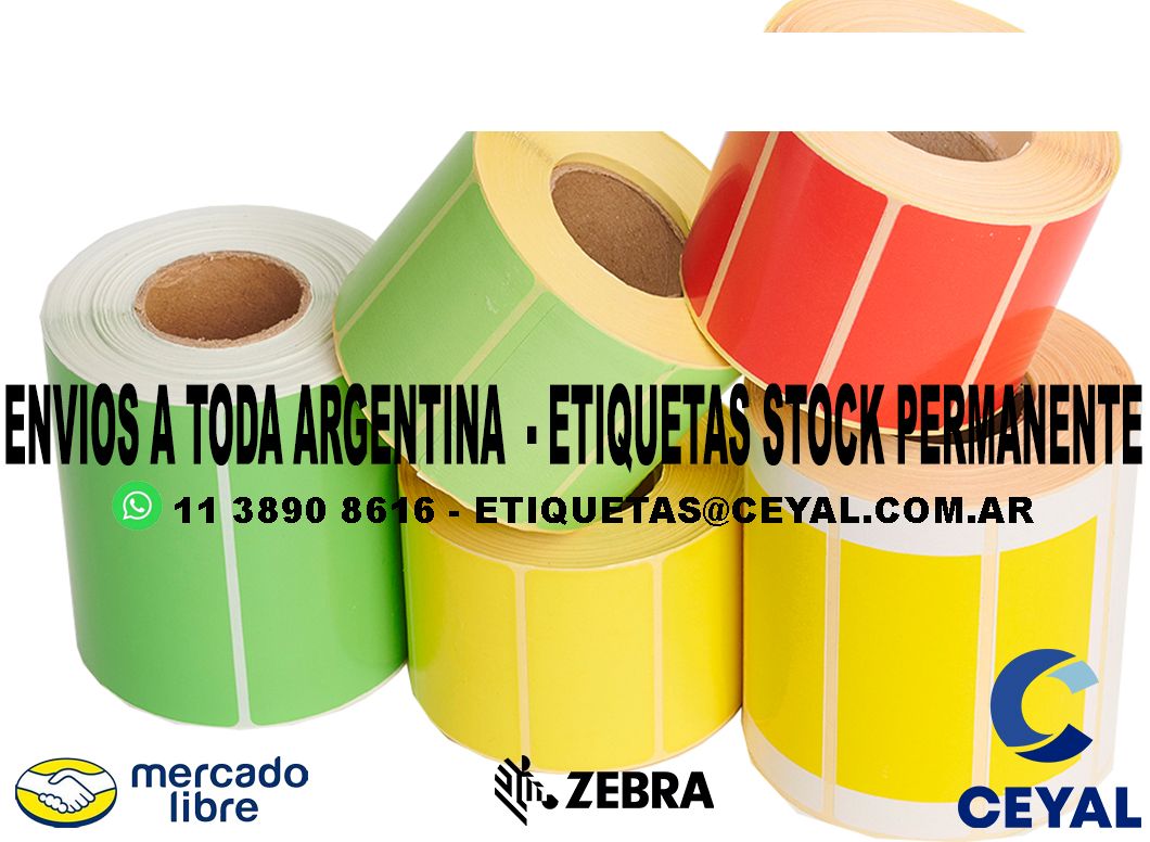 PEGATINAS ETIQUETAS IMPRESAS  35 x 58