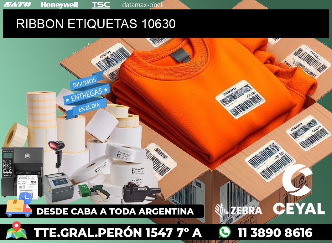 RIBBON ETIQUETAS 10630