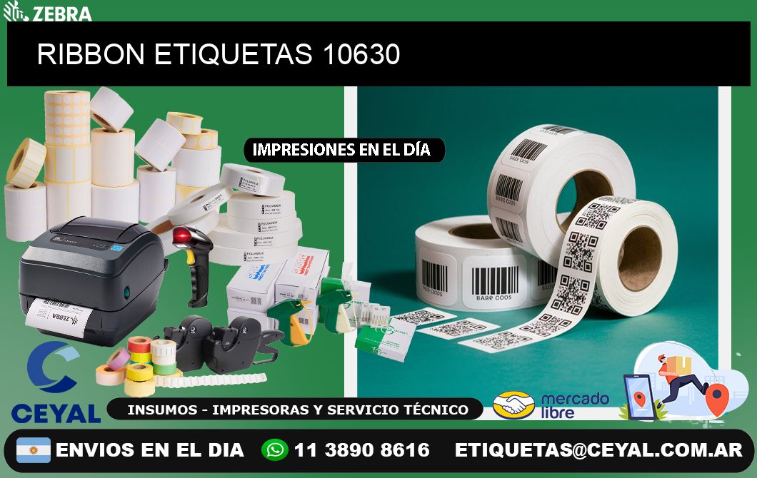 RIBBON ETIQUETAS 10630