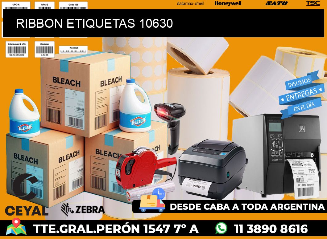RIBBON ETIQUETAS 10630