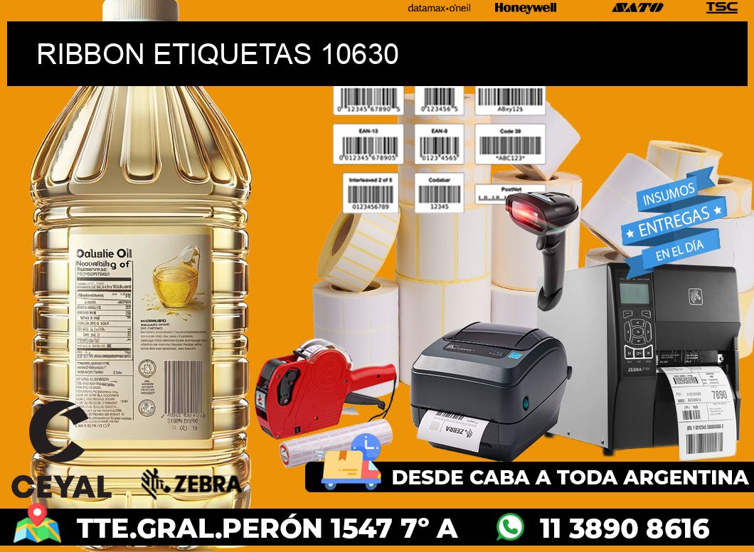 RIBBON ETIQUETAS 10630