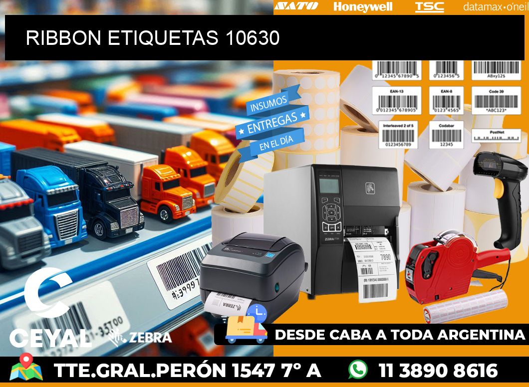 RIBBON ETIQUETAS 10630