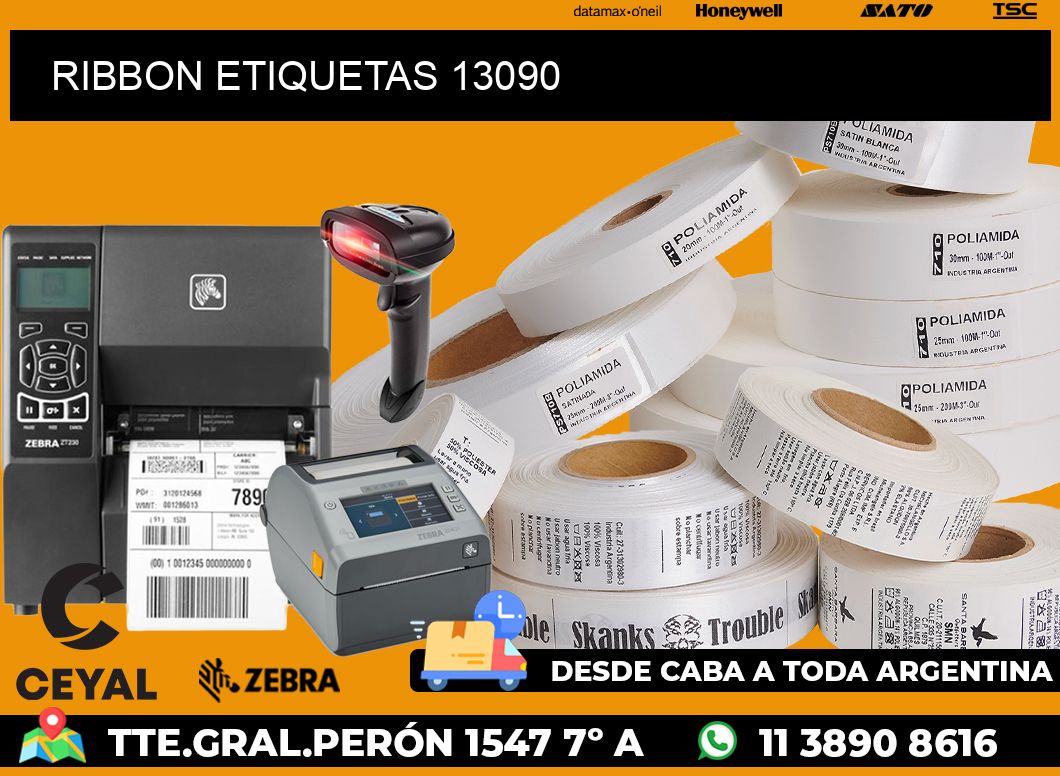 RIBBON ETIQUETAS 13090