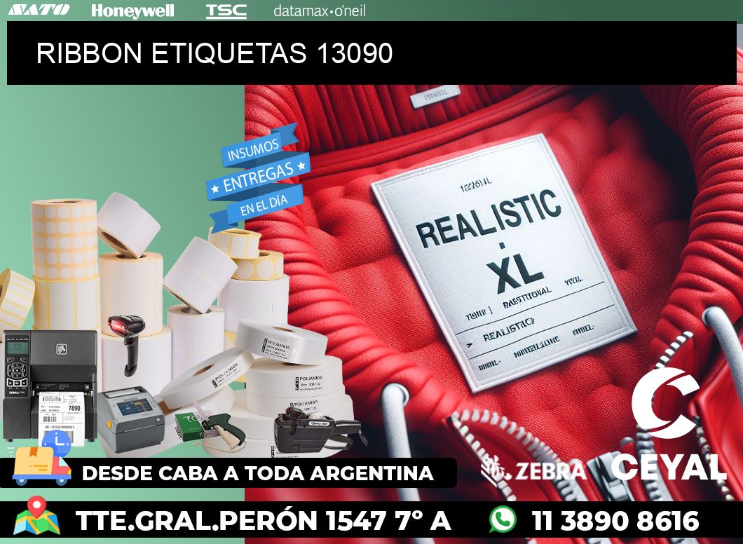 RIBBON ETIQUETAS 13090
