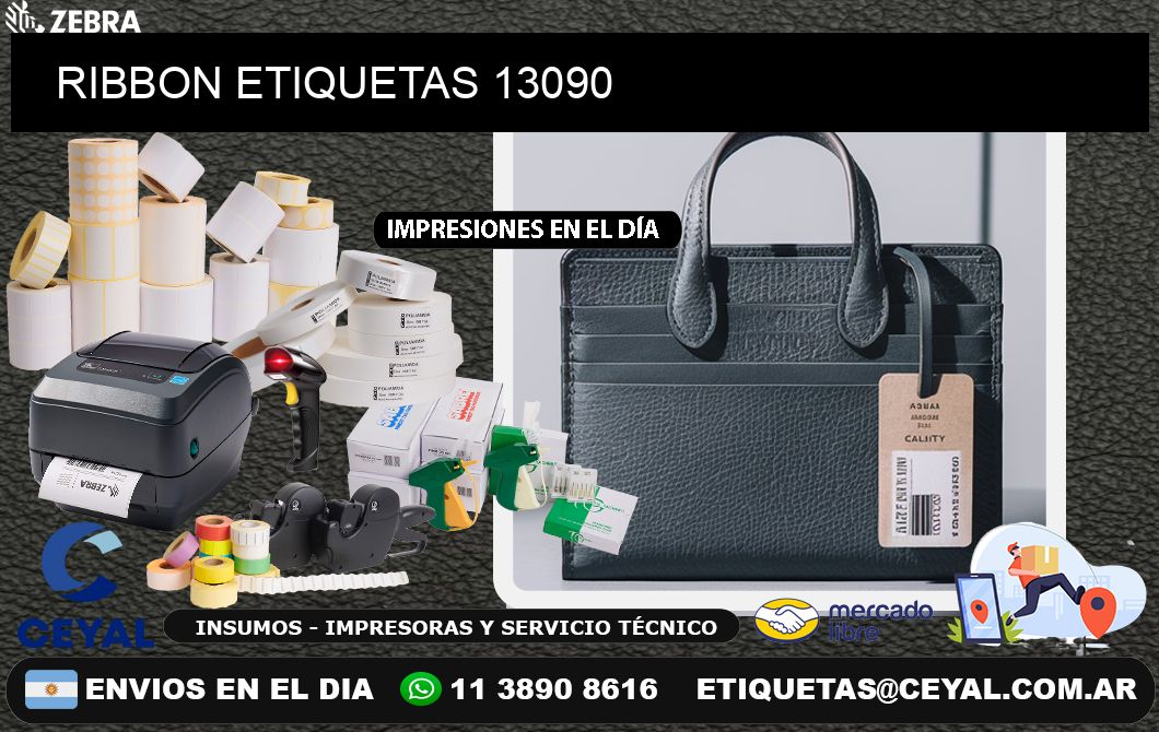 RIBBON ETIQUETAS 13090