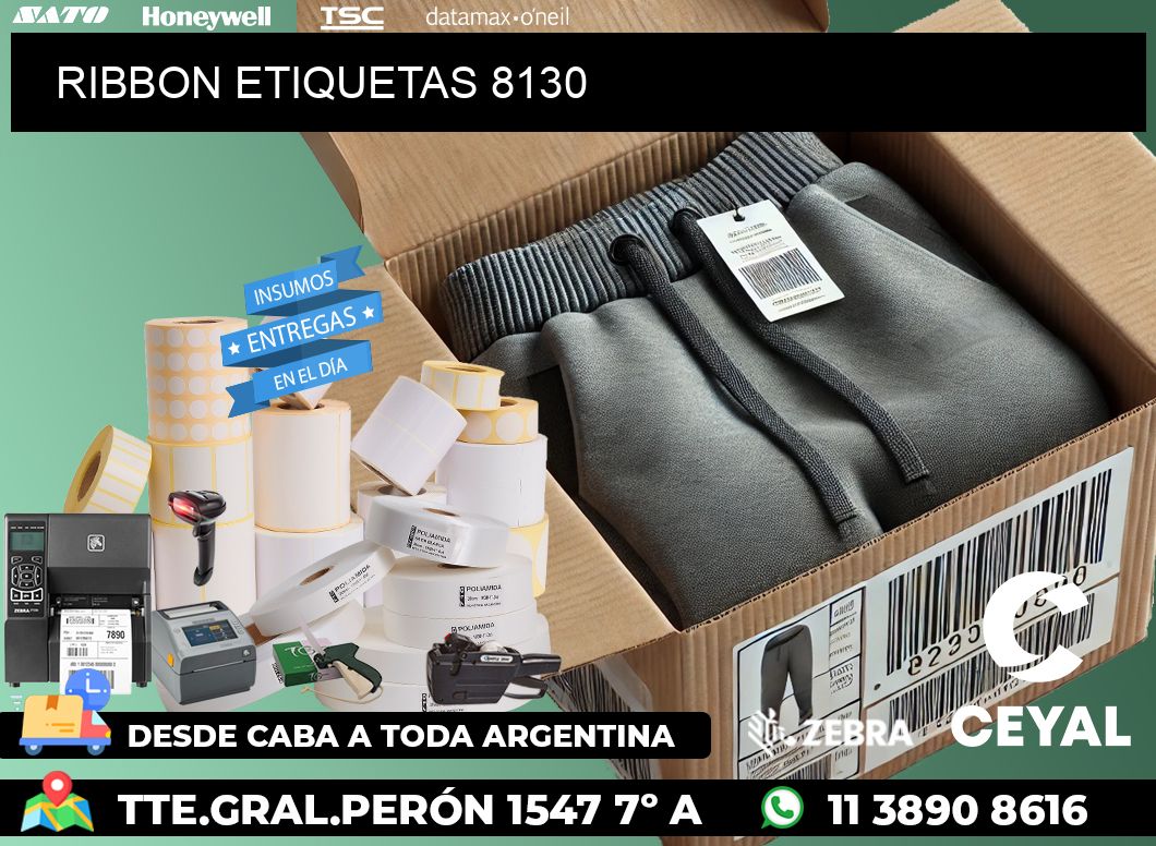 RIBBON ETIQUETAS 8130