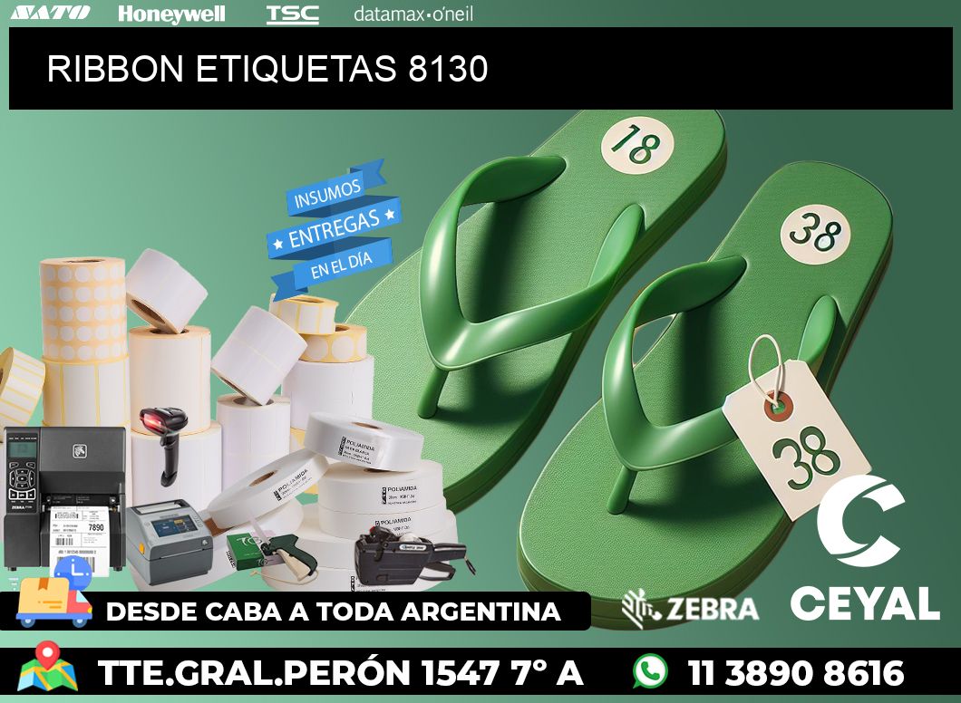 RIBBON ETIQUETAS 8130
