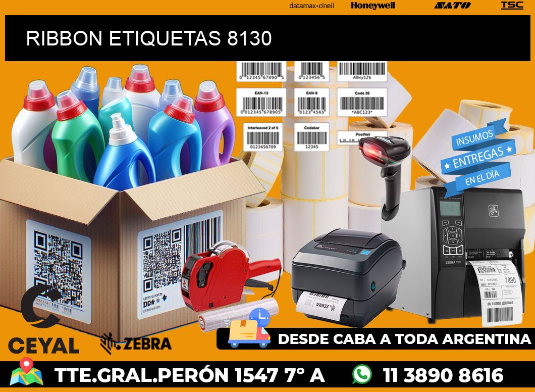 RIBBON ETIQUETAS 8130