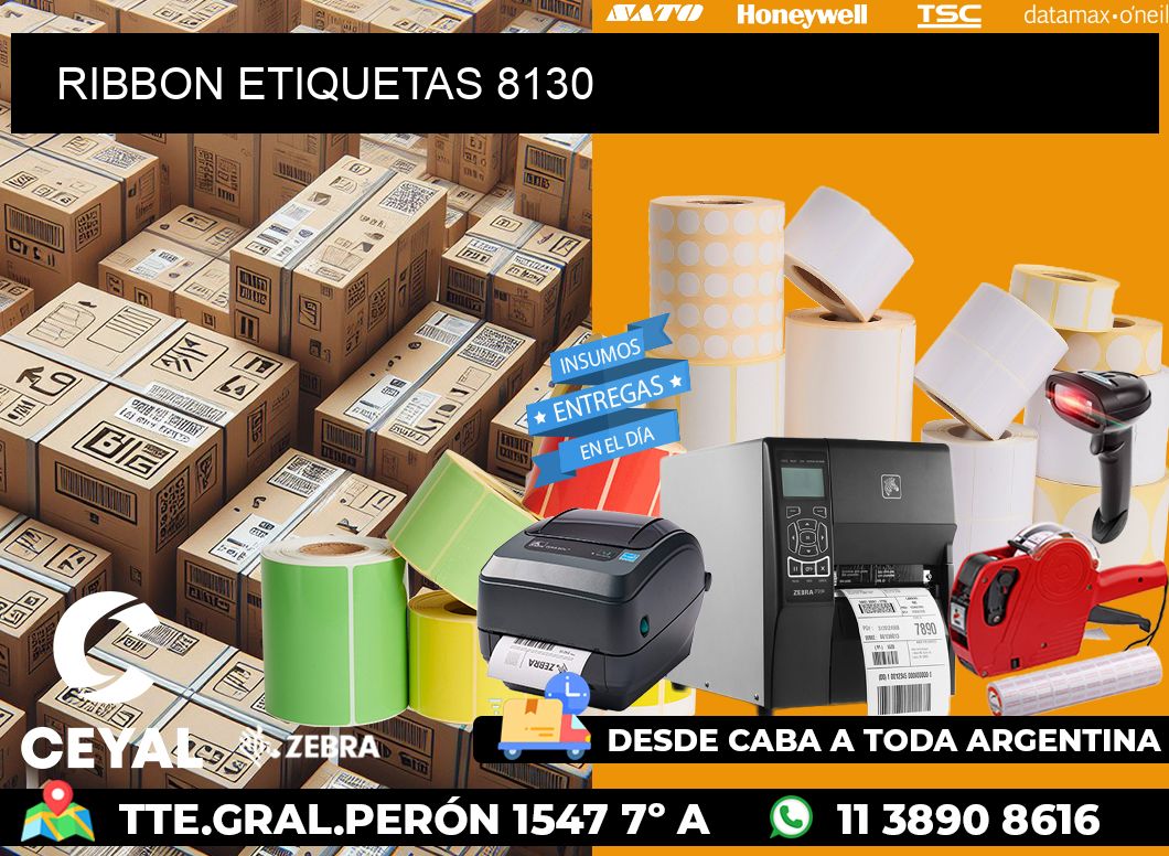 RIBBON ETIQUETAS 8130