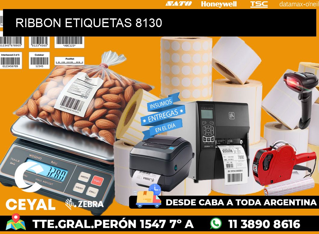 RIBBON ETIQUETAS 8130