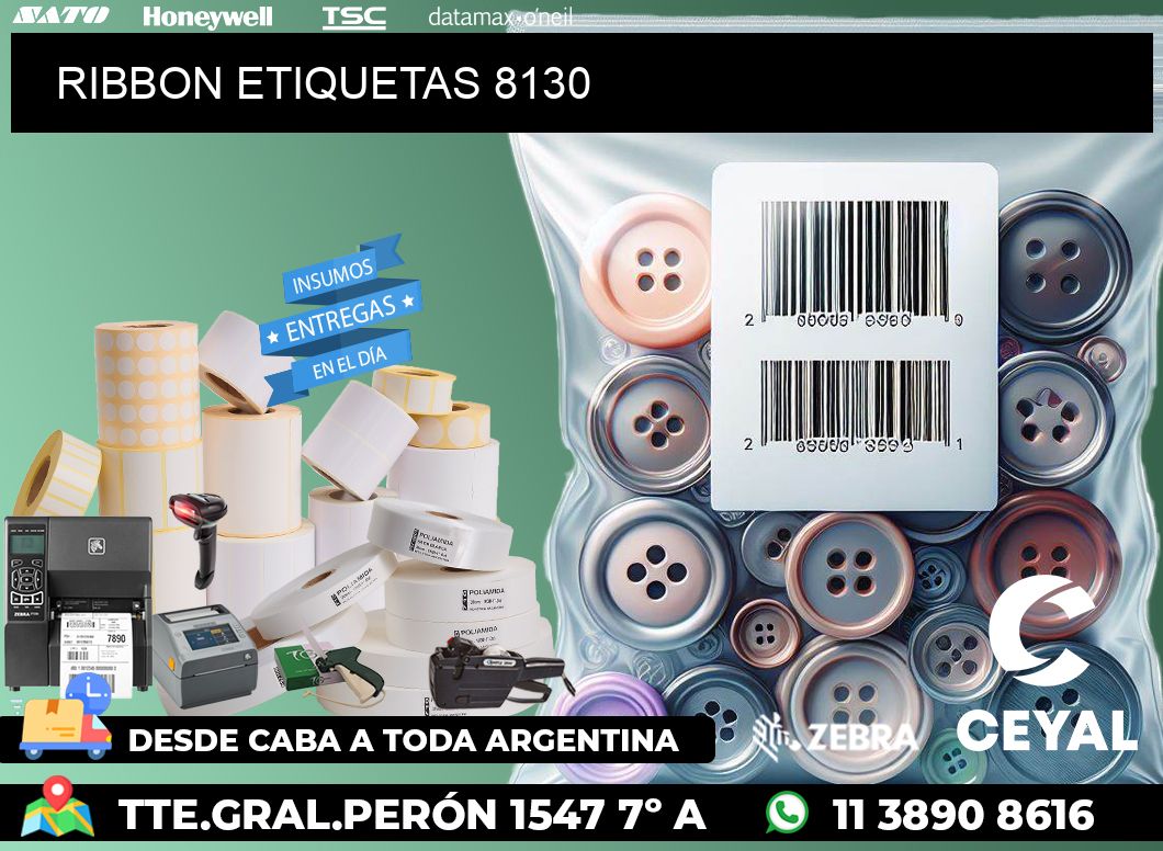 RIBBON ETIQUETAS 8130