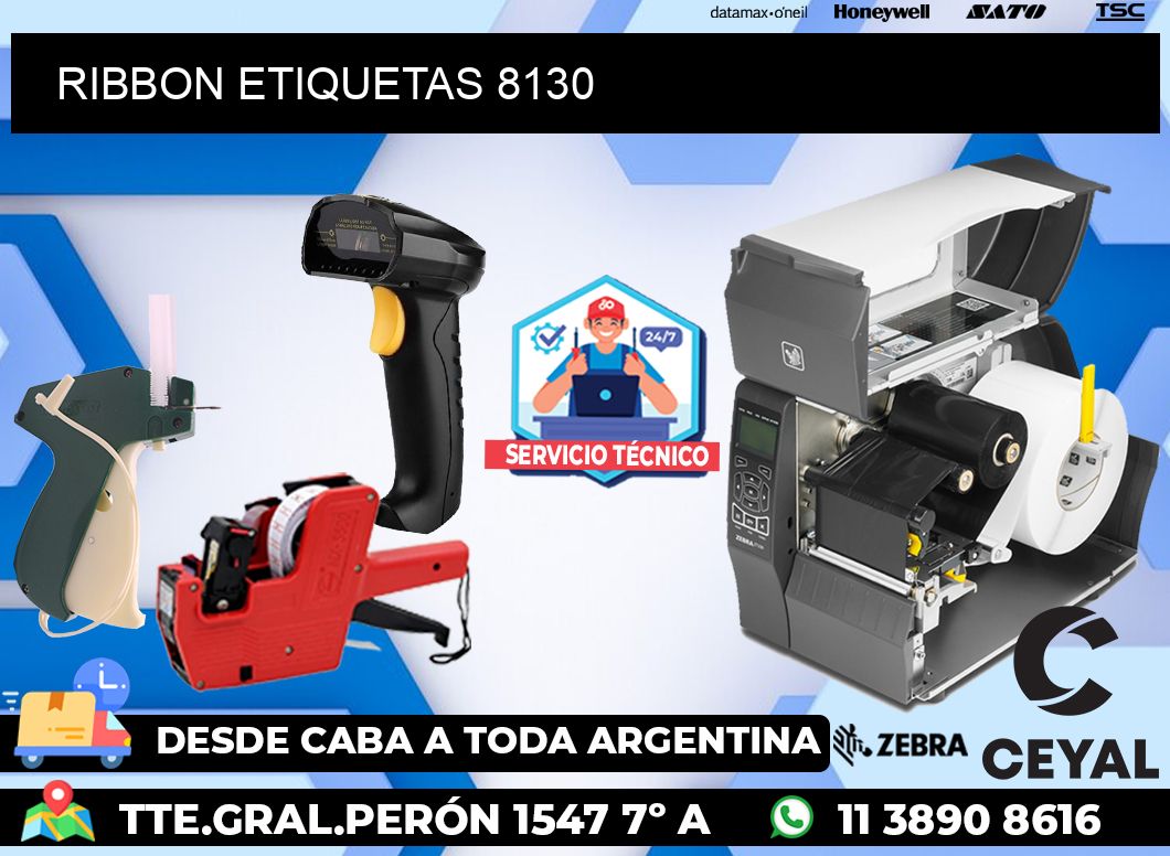 RIBBON ETIQUETAS 8130