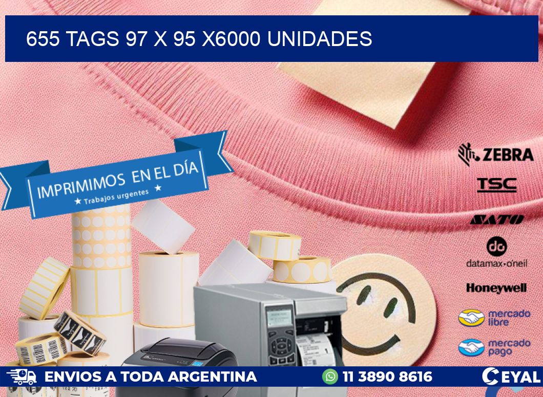 655 TAGS 97 x 95 X6000 UNIDADES