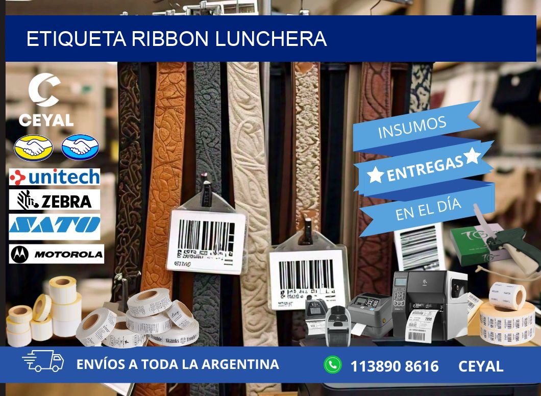 ETIQUETA RIBBON LUNCHERA