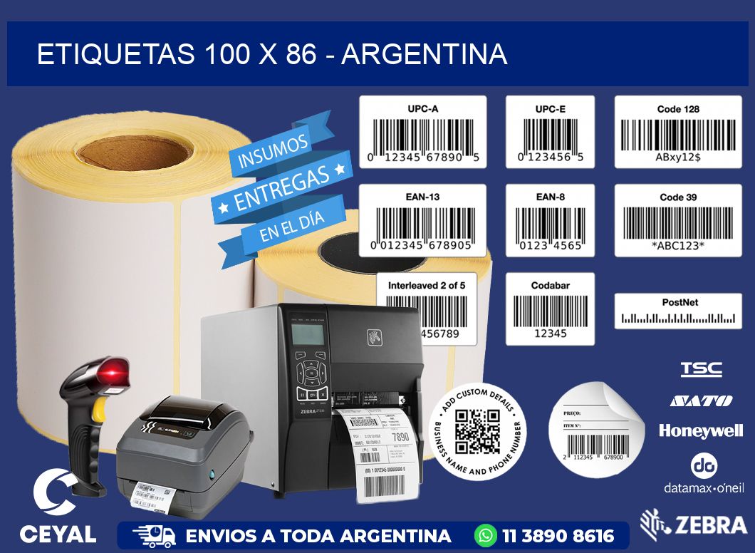 ETIQUETAS 100 x 86 - ARGENTINA