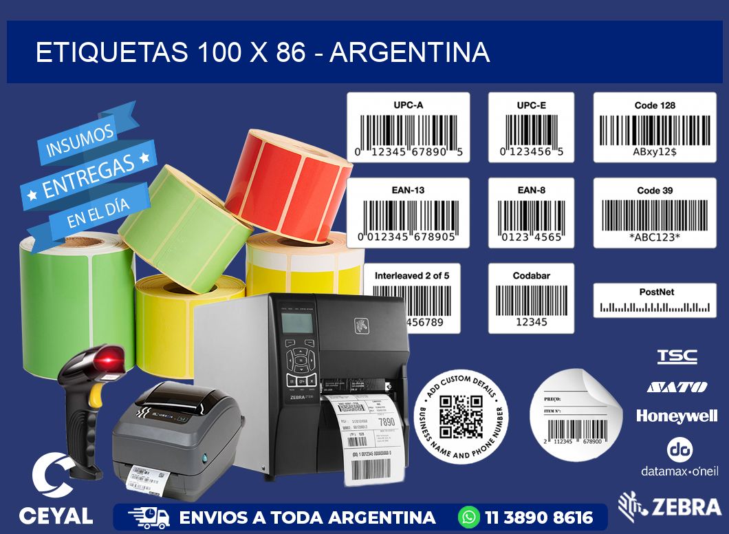 ETIQUETAS 100 x 86 - ARGENTINA