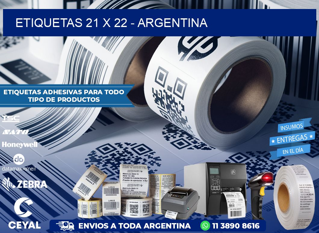 ETIQUETAS 21 x 22 – ARGENTINA