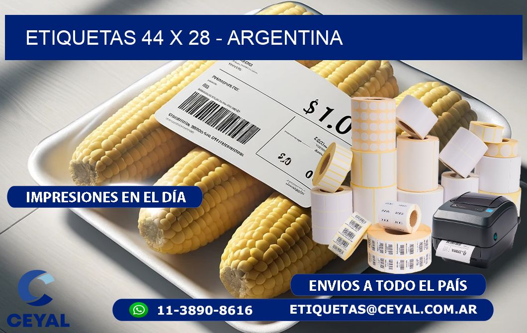 ETIQUETAS 44 x 28 - ARGENTINA