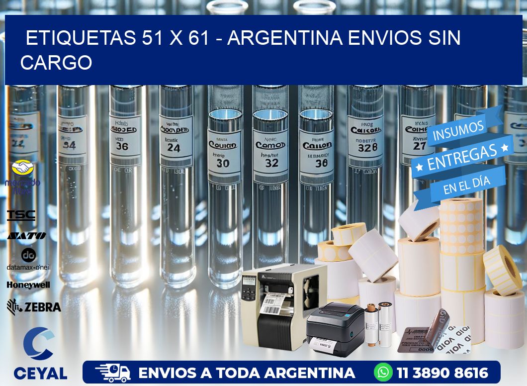 ETIQUETAS 51 x 61 – ARGENTINA ENVIOS SIN CARGO