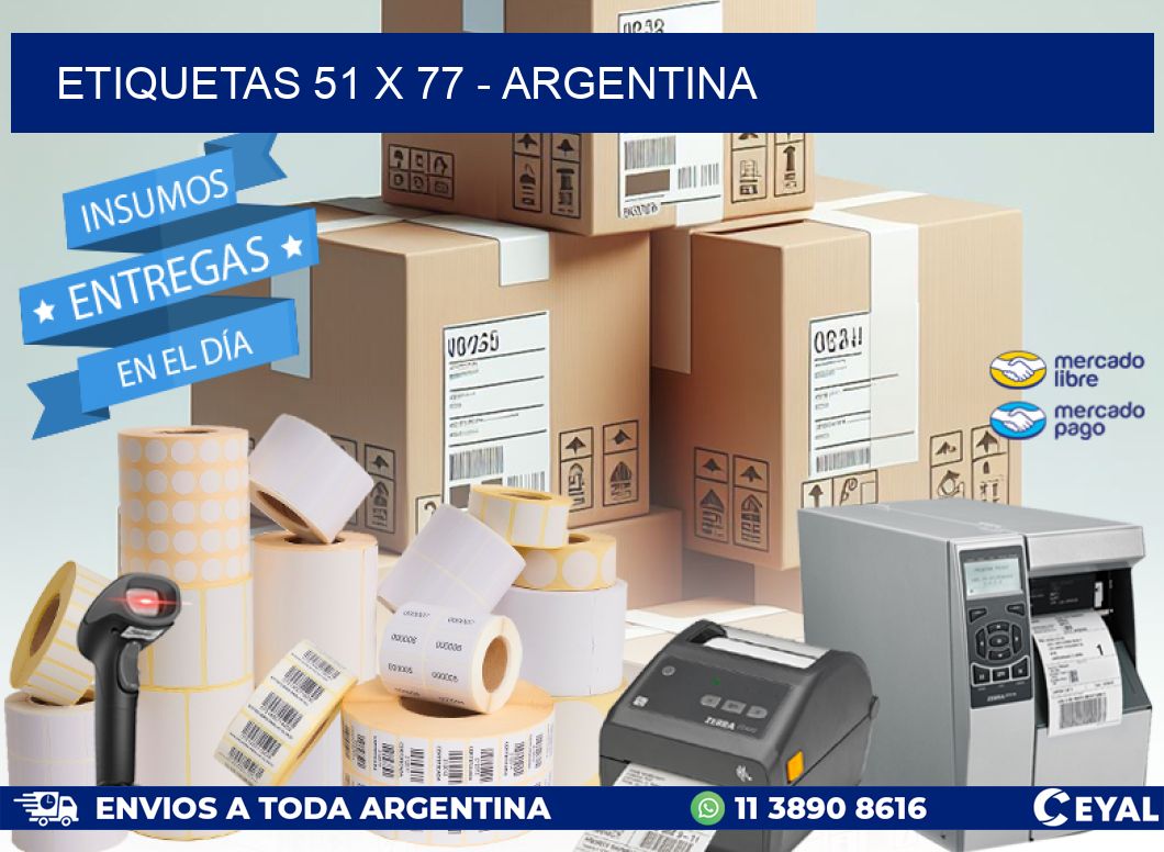 ETIQUETAS 51 x 77 - ARGENTINA