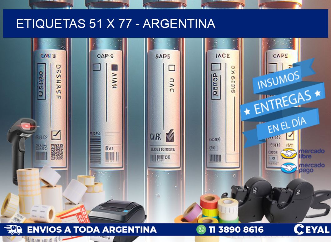 ETIQUETAS 51 x 77 - ARGENTINA