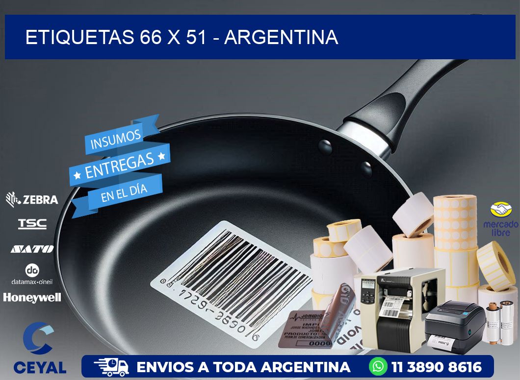 ETIQUETAS 66 x 51 - ARGENTINA