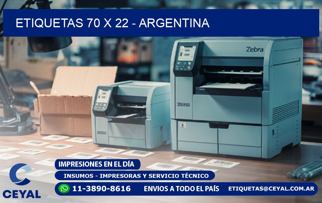 ETIQUETAS 70 x 22 - ARGENTINA