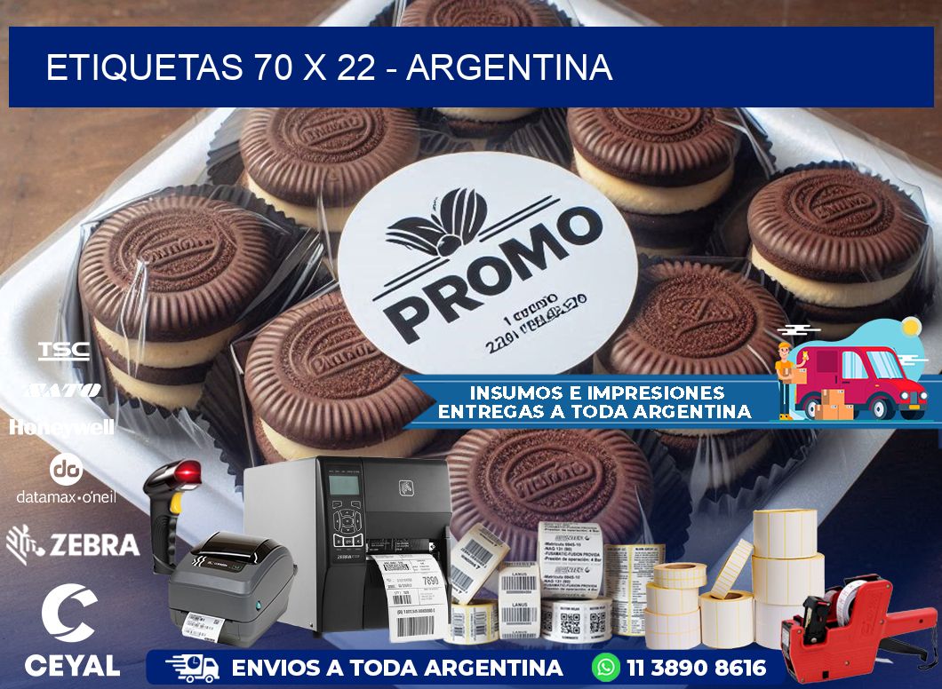 ETIQUETAS 70 x 22 - ARGENTINA