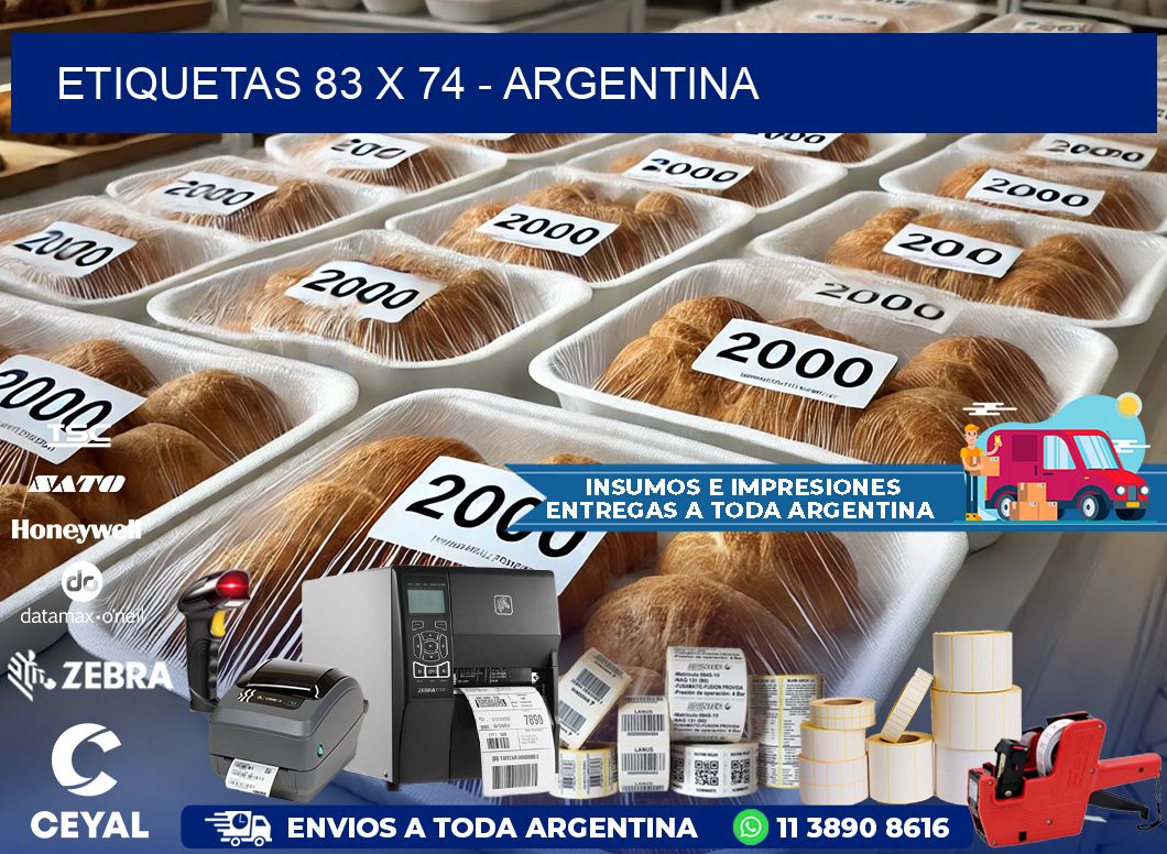 ETIQUETAS 83 x 74 - ARGENTINA