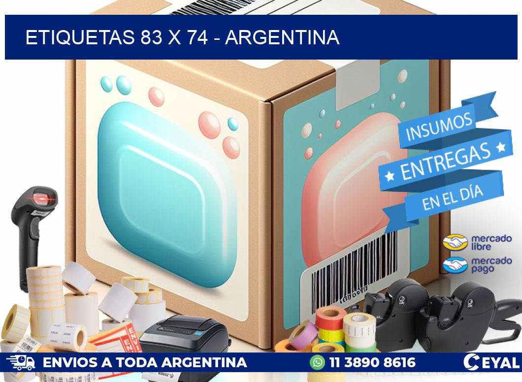 ETIQUETAS 83 x 74 - ARGENTINA