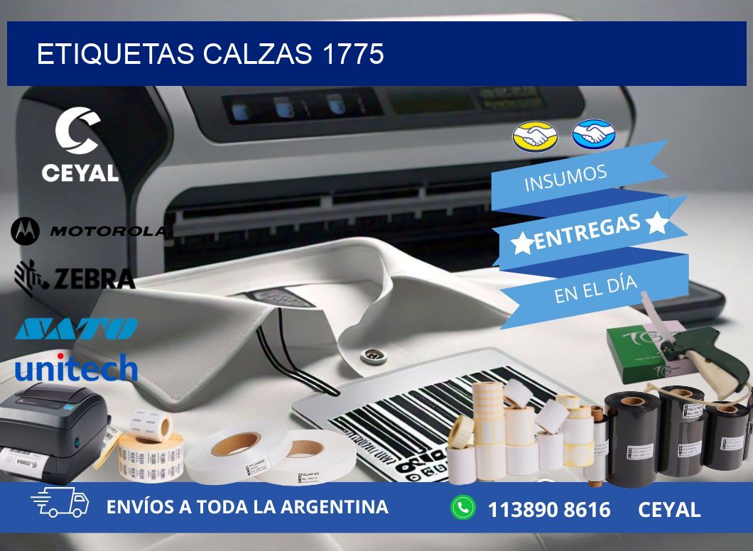 ETIQUETAS CALZAS 1775