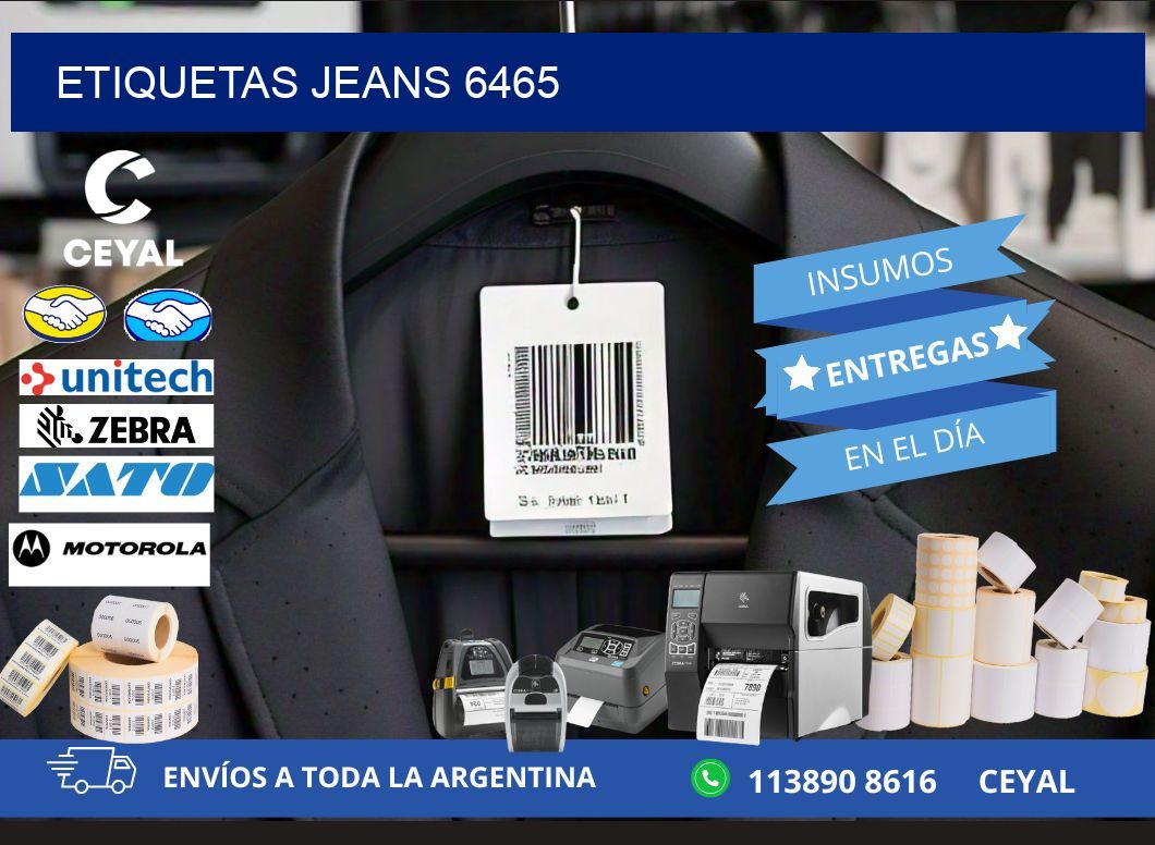 ETIQUETAS JEANS 6465