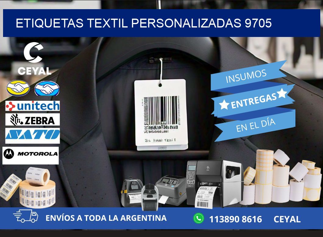 ETIQUETAS TEXTIL PERSONALIZADAS 9705