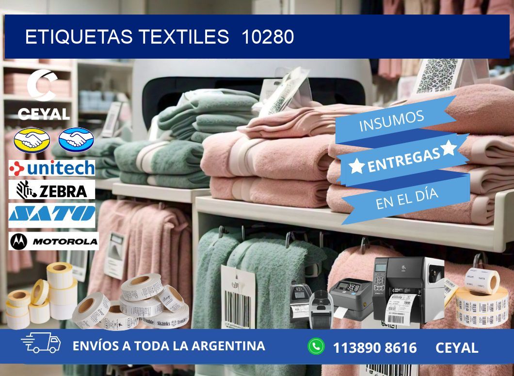 ETIQUETAS TEXTILES  10280