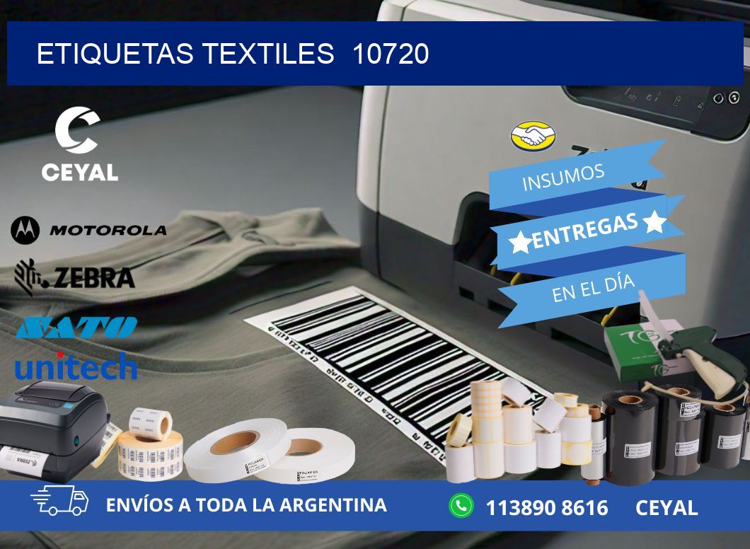 ETIQUETAS TEXTILES  10720