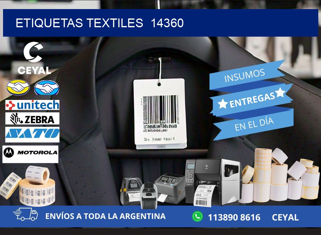 ETIQUETAS TEXTILES  14360