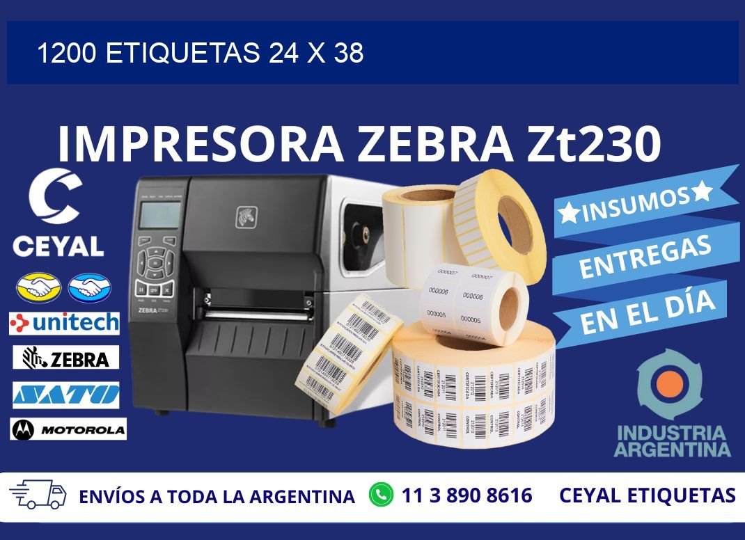 1200 ETIQUETAS 24 x 38