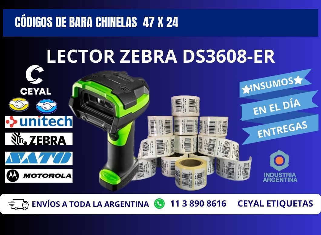CÓDIGOS DE BARA CHINELAS  47 x 24